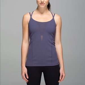 Lululemon Mesh purple color Exquisite Tank size 8